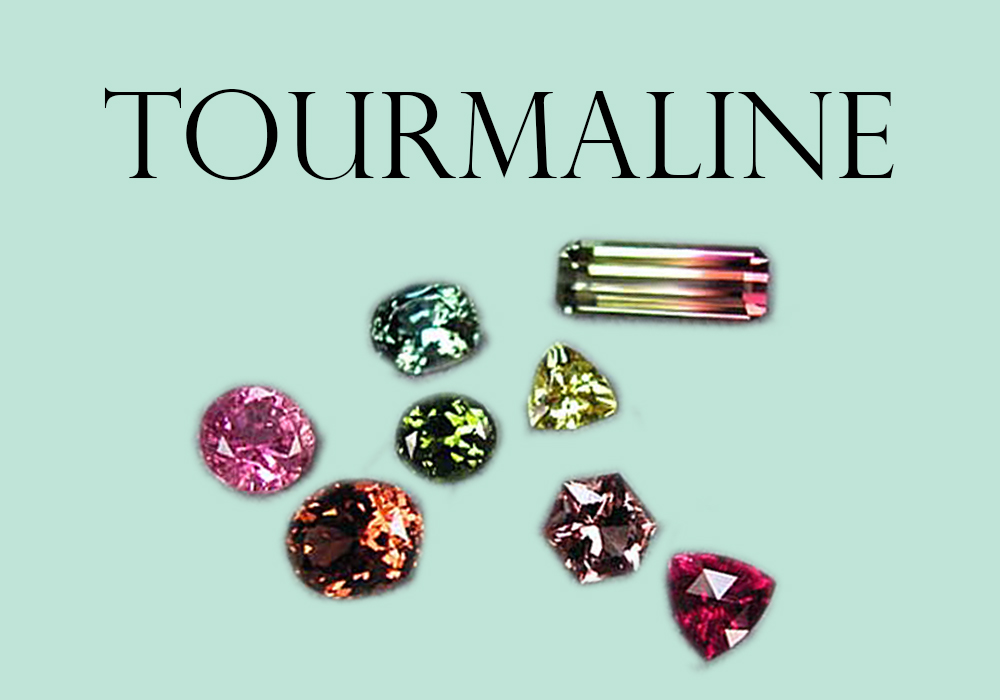 Tourmaline is considered the rainbow gem because it has one of the widest color range amongst any other colorstone. The name is derived from Sinhalese (Sri Lanka) and translates to “stone of mixed colors.” Tourmalines can be found in all shades and hues. Most common tourmalines can be seen in blue or green colors because of the traces of iron and titanium found in them. The stone is also the birthstone for the month of October.