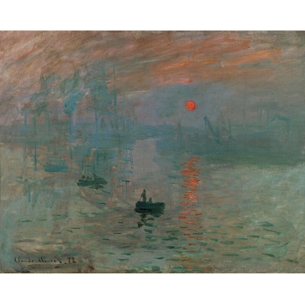 “Impression, Sunrise,” - Claude Monet  (Source: (Photo: Wikimedia Commons Public Domain)