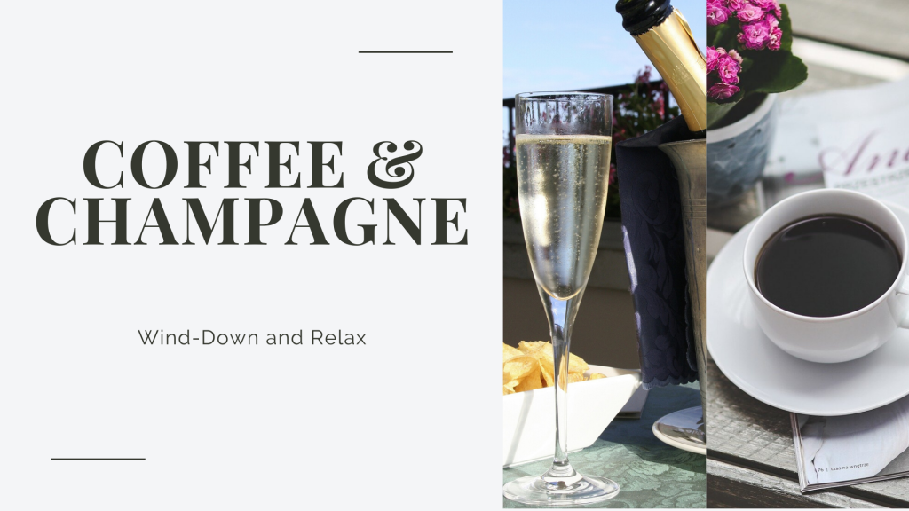 2 major C’s that’ll help you get through this catastrophe - coffee & champagne! We suggest following your local time for consuming the latter because this “It’s five o’clock somewhere” justification can get pretty frisky. (Image Source: Pixabay)